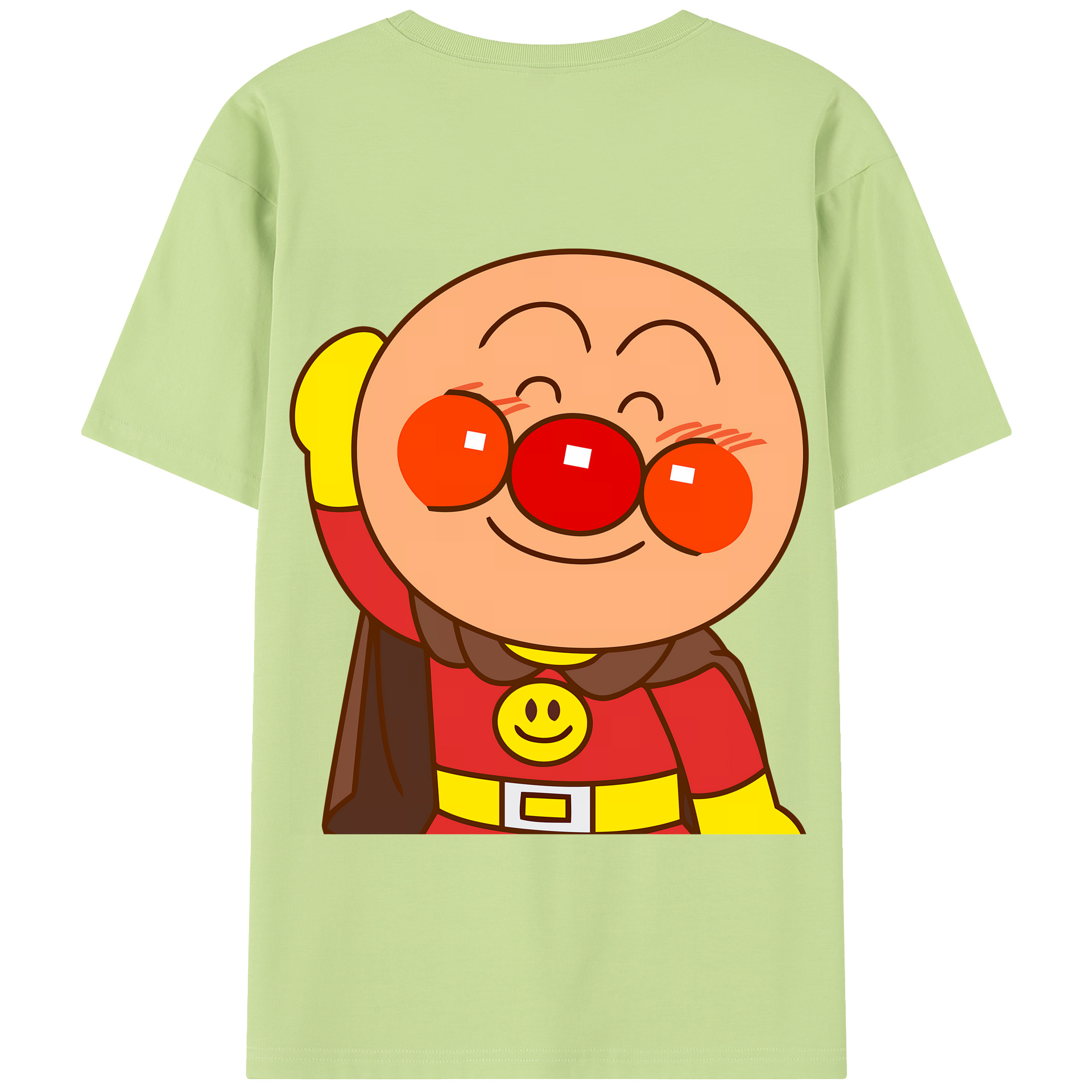 （画像用） アンパンマン Anpanman 綿100％半袖Tシャツ（背面プリント）